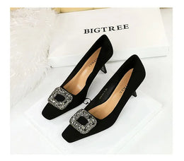 KissICON 2024 Fashion Party Women Pumps Thin High Heels