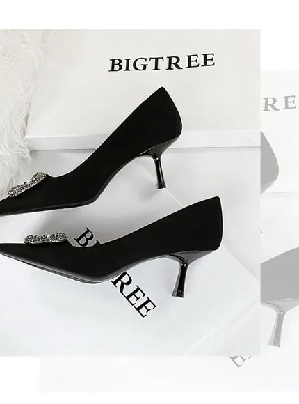 KissICON 2024 Fashion Party Women Pumps Thin High Heels