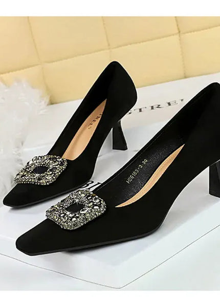 KissICON 2024 Fashion Party Women Pumps Thin High Heels