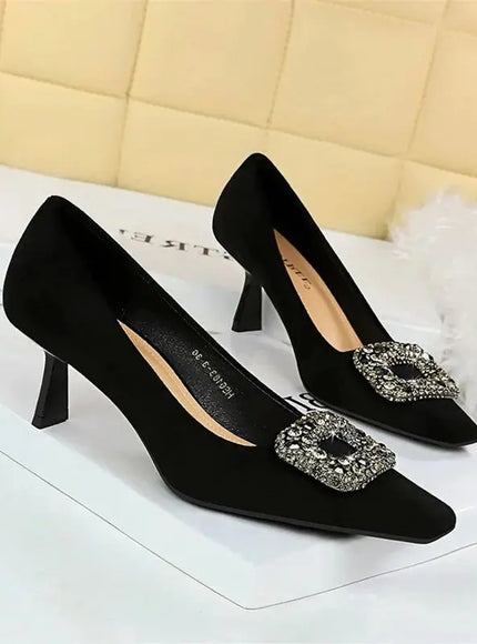 KissICON 2024 Fashion Party Women Pumps Thin High Heels