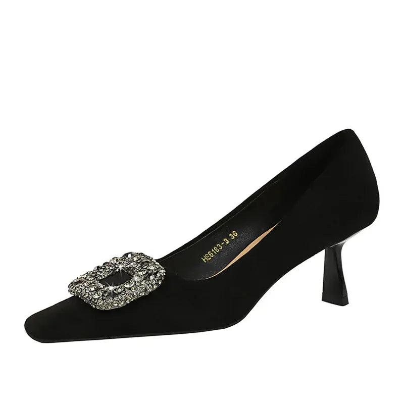 KissICON 2024 Fashion Party Women Pumps Thin High Heels