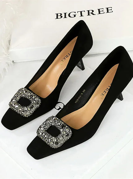 KissICON 2024 Fashion Party Women Pumps Thin High Heels
