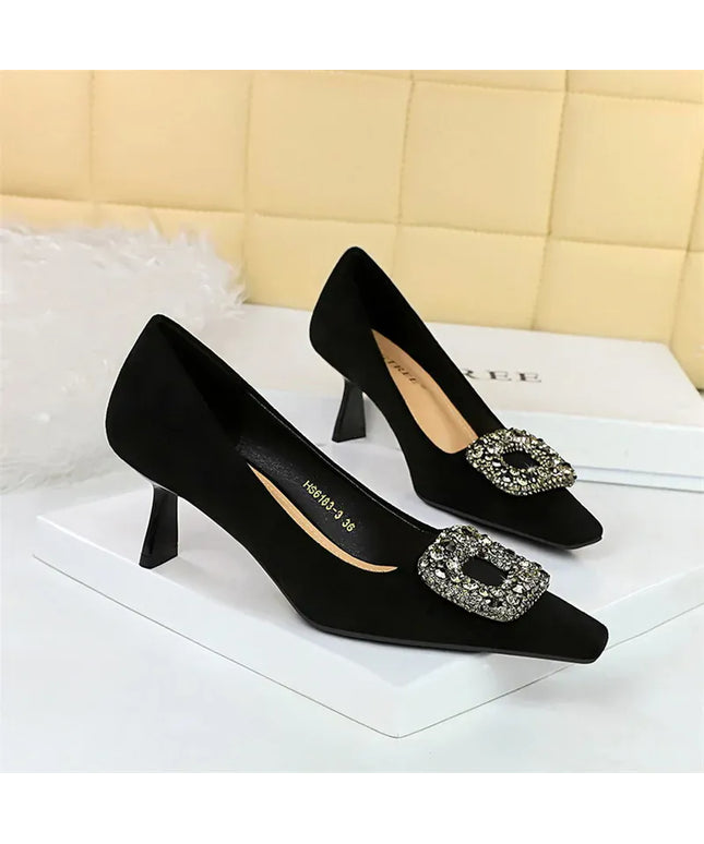 KissICON 2024 Fashion Party Women Pumps Thin High Heels