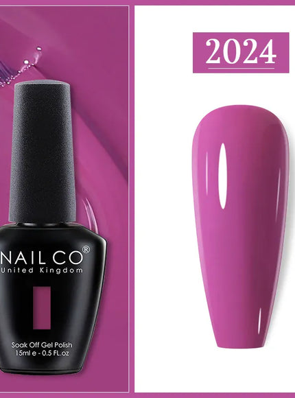 KissICON 2024 Nailco Chocolate Gel Polish 15ml Soak Off UV