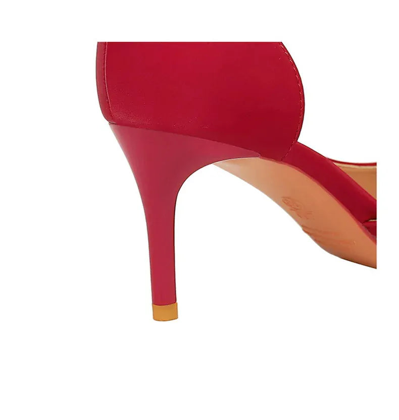 KissICON 2024 New Rhinestone Women Pumps Bow knot Retro