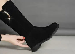 KissICON 2024 New Women Warm Plush Snow Boots Snow