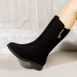 KissICON 2024 New Women Warm Plush Snow Boots Snow