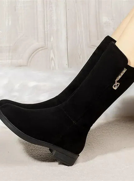 KissICON 2024 New Women Warm Plush Snow Boots Snow