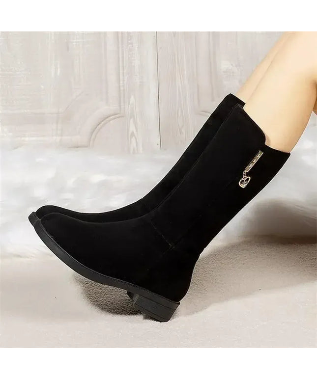 KissICON 2024 New Women Warm Plush Snow Boots Snow