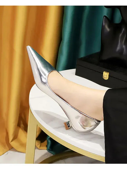KissICON 2024 Spring New Shallow Mouth Pointed Toe Thin