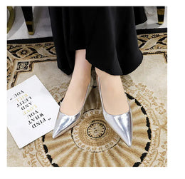 KissICON 2024 Spring New Shallow Mouth Pointed Toe Thin