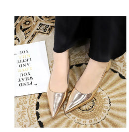 KissICON 2024 Spring New Shallow Mouth Pointed Toe Thin