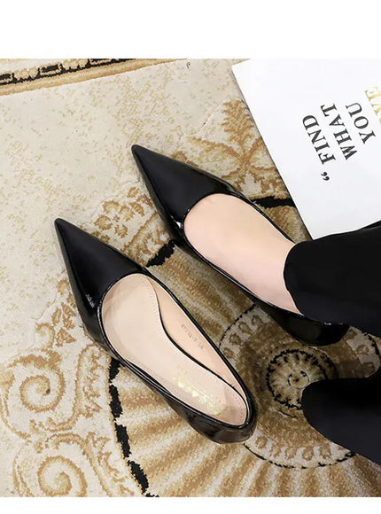 KissICON 2024 Spring New Shallow Mouth Pointed Toe Thin