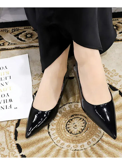 KissICON 2024 Spring New Shallow Mouth Pointed Toe Thin