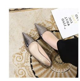 KissICON 2024 Spring New Shallow Mouth Pointed Toe Thin