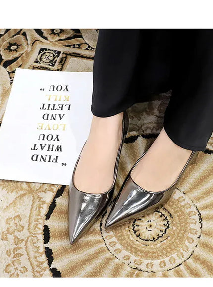 KissICON 2024 Spring New Shallow Mouth Pointed Toe Thin