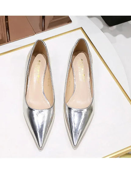KissICON 2024 Spring New Shallow Mouth Pointed Toe Thin