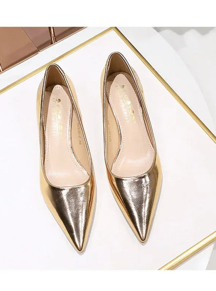 KissICON 2024 Spring New Shallow Mouth Pointed Toe Thin
