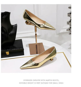 KissICON 2024 Spring New Shallow Mouth Pointed Toe Thin