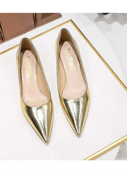 KissICON 2024 Spring New Shallow Mouth Pointed Toe Thin