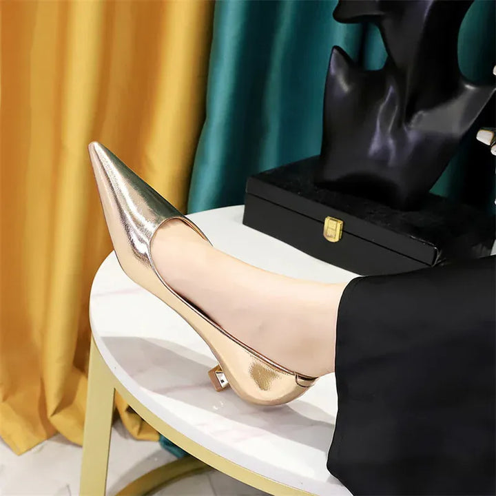 2024 Spring New Shallow Mouth Pointed Toe Thin