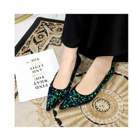 KissICON 2024 Version Fashion Style Sequin Women's Shoes Shallow