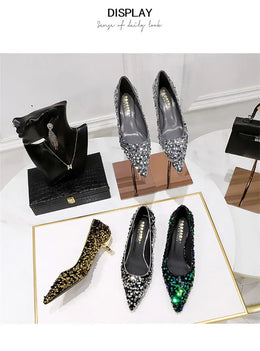 KissICON 2024 Version Fashion Style Sequin Women's Shoes Shallow