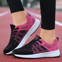 Dropshipman 2024 Women Sport Shoes Fashion Platform Sneakers Ladies Spring Winter Flats Running Shoes for Woman