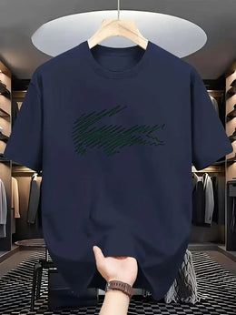 KissICON 2025-659-5lan / M / No Mens QuickDry Printed Casual Sports Tee