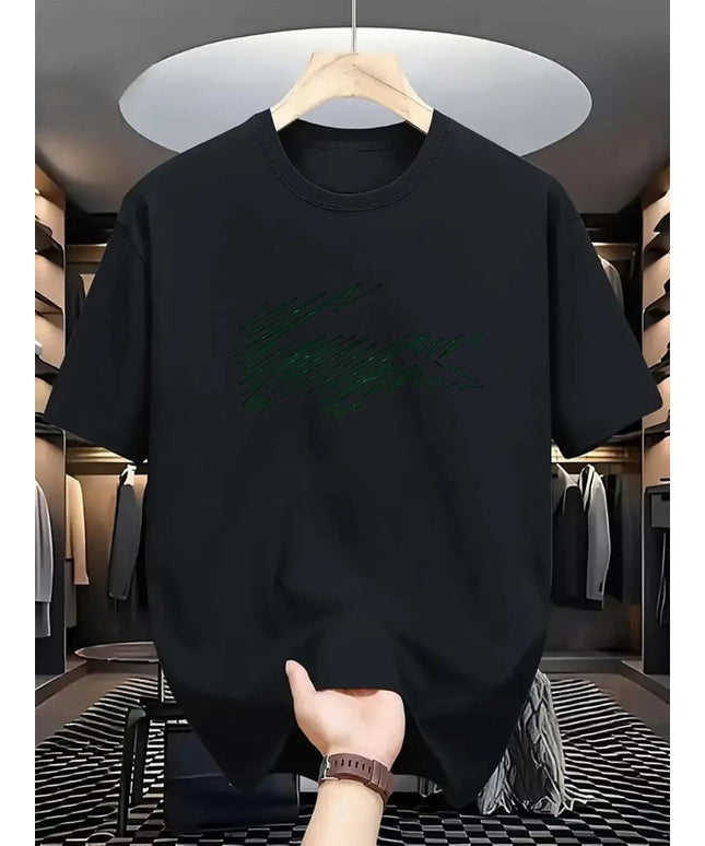 KissICON 2025-659 / XL / No Mens QuickDry Printed Casual Sports Tee