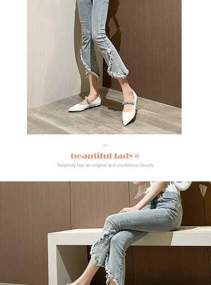 KissICON 2025 Flat Shoe for Women Spring Summer Shallow
