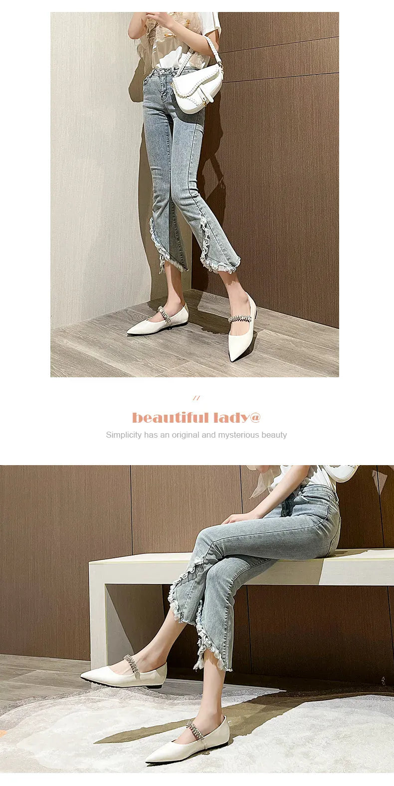 KissICON 2025 Flat Shoe for Women Spring Summer Shallow