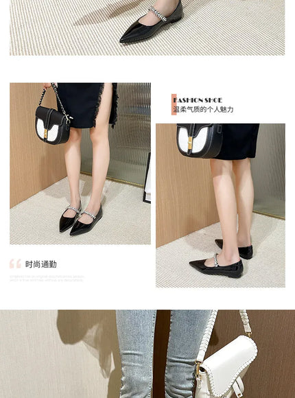 KissICON 2025 Flat Shoe for Women Spring Summer Shallow