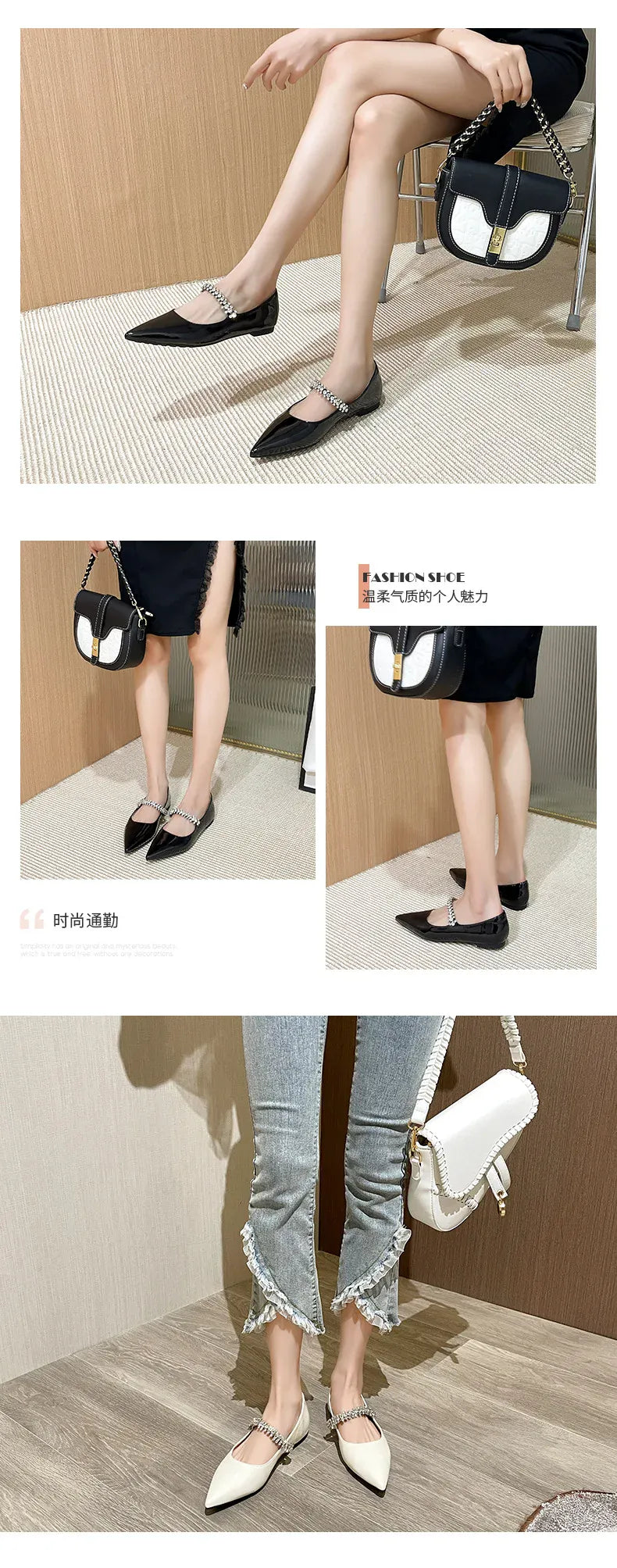 KissICON 2025 Flat Shoe for Women Spring Summer Shallow