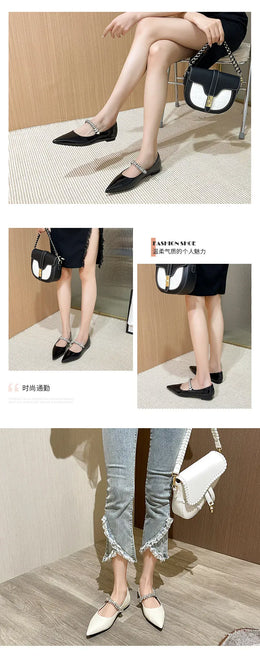 KissICON 2025 Flat Shoe for Women Spring Summer Shallow