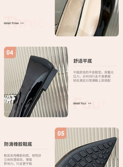 KissICON 2025 Flat Shoe for Women Spring Summer Shallow