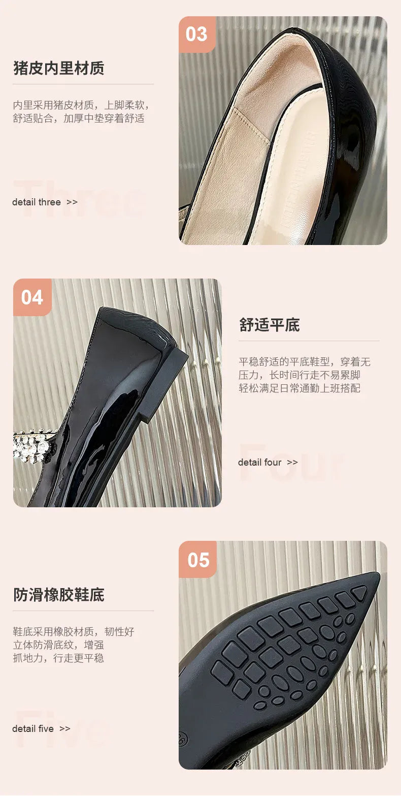 KissICON 2025 Flat Shoe for Women Spring Summer Shallow