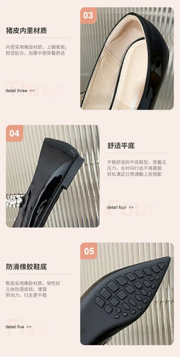 KissICON 2025 Flat Shoe for Women Spring Summer Shallow
