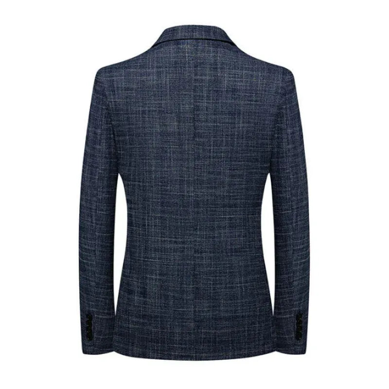 KissICON 2025 Mens Korean Slim Fit Business Casual Blazer