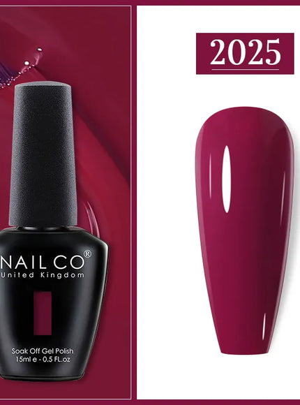 KissICON 2025 Nailco Chocolate Gel Polish 15ml Soak Off UV