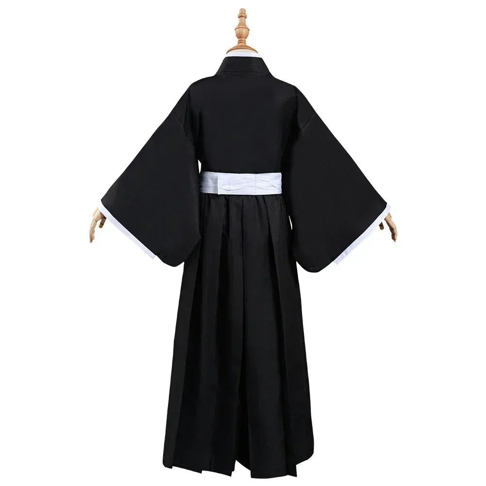 KissICON 2026 Halloween Bleach Kurosaki Ichigo / Kuchiki Rukia / Toushiro Toushirou Die Pa Cosplay Costume Outfits Black Suit Halloween
