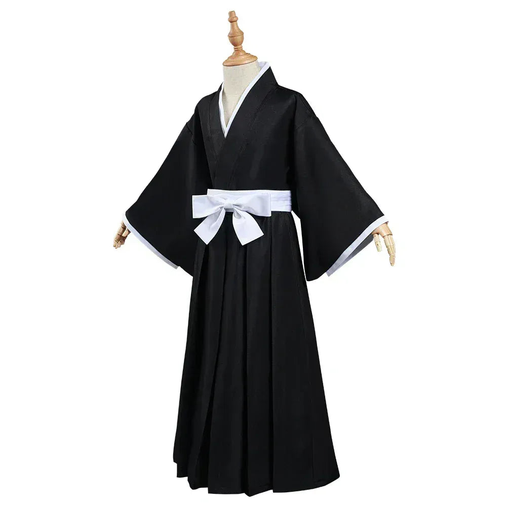 KissICON 2026 Halloween Bleach Kurosaki Ichigo / Kuchiki Rukia / Toushiro Toushirou Die Pa Cosplay Costume Outfits Black Suit Halloween
