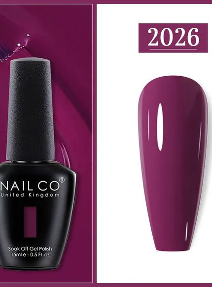 KissICON 2026 Nailco Chocolate Gel Polish 15ml Soak Off UV