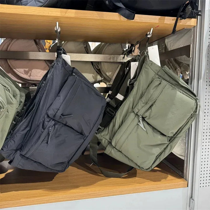 2026 NEW Top Quality Thickened Casual Messenger Bag, Single Shoulder Large Capacity Laptop Multi Pocket Sports Bag for Men Women