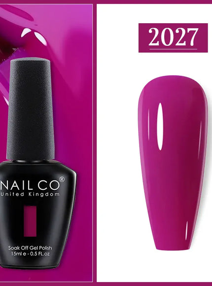 KissICON 2027 Nailco Chocolate Gel Polish 15ml Soak Off UV