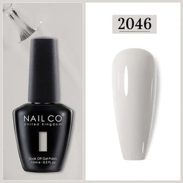 KissICON 2046 Nailco Chocolate Gel Polish 15ml Soak Off UV