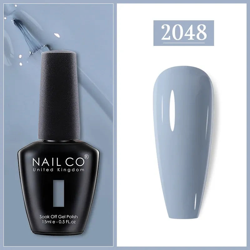 KissICON 2048 Nailco Chocolate Gel Polish 15ml Soak Off UV