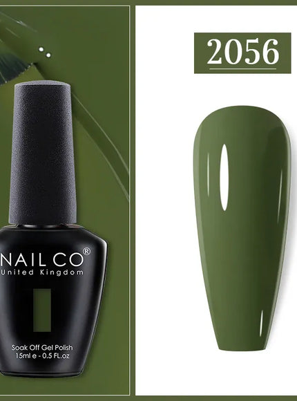 KissICON 2056 Nailco Chocolate Gel Polish 15ml Soak Off UV