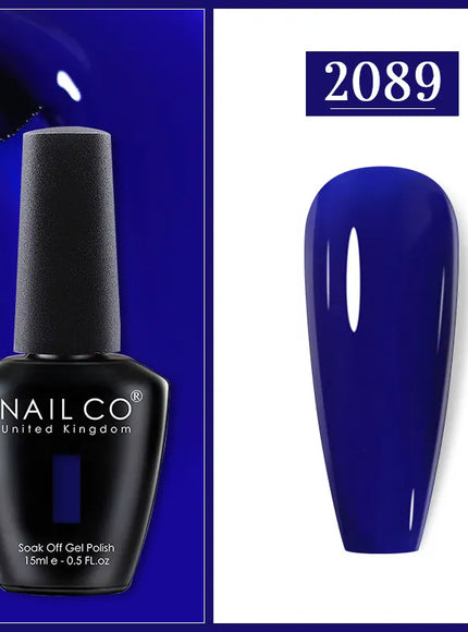 KissICON 2089 Nailco Chocolate Gel Polish 15ml Soak Off UV