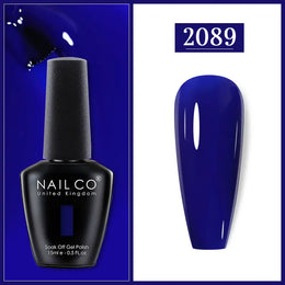 KissICON 2089 Nailco Chocolate Gel Polish 15ml Soak Off UV
